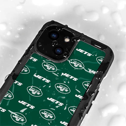 NFL New York Jets Blitz Series iPhone 15 Waterproof Case